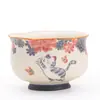Taza de Té de Gato Pintada a Mano con Oro Puro, Taza de Maestro, Taza con Boca de Flor, Taza de Té Exquisita, Juego de Té de Cerámica, Juego de Té Kung Fu