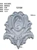 Accesorios de Hierro Forjado Accesorios de Arte de Aluminio Imitación Puerta de Hierro Flores Decorativas Placa Base Cuadrada Soldable Cabeza de Flor para Puerta Flor de Hierro Lámina de Hierro Flor