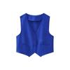 Exportación Transfronteriza Venta al Por Mayor Ropa de Mujer Estilo Europeo y Americano Moda Francesa Color Puro Chaleco Corto Conjunto de Pantalones Casuales de Cintura Alta