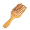 Peine de masaje de madera para el hogar, peine especial para mujeres, peine con bolsa de aire, peine de masaje esponjoso para el cuero cabelludo, peine de madera meridiano, peine de cojín de aire de bambú