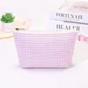 Bolsa de Maquillaje a Cuadros Frescos Bolsa de Almacenamiento Grande para Viaje para Mujeres Bolsa para Cuidado de la Piel Artículos de Tocador Bolsa para Retoques Bolso de Mano
