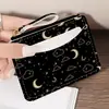 Cartera Ultra Fina con Cremallera para Mujer Temu Portatarjetas Cielo Estrellado Estuche Ligero para Tarjetas de Uso Diario Cierre de Cremallera Múltiples Ranuras para Tarjetas