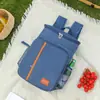 Mochila térmica de grande capacidade para piqueniques ao ar livre, bolsa térmica de tecido Oxford, bolsa à prova d'água e para conservação de alimentos, personalizada de fábrica