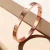 Pulsera Transfronteriza de Acero Inoxidable Europea y Americana, Pulsera de Clavo de Acero de Titanio para Mujer, No se Desvanece, Simple, Versátil, Pulsera de Moda y Elegante