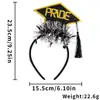 Diadema Ceremonia de Graduación Fiesta Decoración Recuerdo Fotográfico Accesorio para el Cabello Borla Letra Tridimensional Diadema Temporada de Graduación