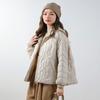 Pinghu Chixin 90 Plumón de Pato Blanco Nueva Norma Nacional Chaqueta de Plumón para Mujer con Capucha, Abrigo Corto Moda Estilo Coreano Ajustado