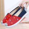Zapatos de tela de Pekín antiguos de primavera y otoño para combinar con todo, zapatos de mujer antideslizantes de suela blanda casuales transpirables de lona para mayor comodidad