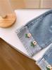 Jeans Rectos para Niñas 2025 Moda de Primavera y Otoño Sueltos para Niñas Pantalones de Pierna Ancha para Niñas Pantalones para Niños Pantalones para Niños