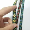 1.2cm Estilo Étnico Colorido Jacquard de Poliéster Rombo Cinta Tejida Retro Decoración del Hogar Correa para Equipaje Ropa de Moda