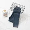 Jeans Daifa para Mujer Otoño e Invierno 2021 Nuevo Cintura Alta Adelgazante Elástico Ajustado Ropa Exterior Ajuste Delgado Pierna de Lápiz Leggings
