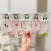 Meias Femininas Novas para Outono e Inverno, Meias para Estudantes de Canoa Média, Meias Esportivas Femininas Estilo Coreano de Canoa Média, Meias Esportivas de Algodão Fofas e Versáteis