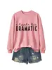 Hoodie Feminino Casual Confortável Outono/Inverno um pouco dramático Amazon eBay Estação Independente