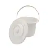Orinal de Plástico Engrosado con Tapa para Hombres y Mujeres, Orinal Nocturno de Gran Capacidad de 2000 ml para Ancianos, Orinal Nocturno Portátil para Adultos