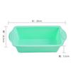 Molde para hornear doméstico resistente a altas temperaturas molde de silicona para pastel DIY para hornear bandeja para hornear pan tostado molde redondo rectangular