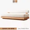 Sofá Externo Pátio Varanda Sofá de Teca Liga de Alumínio Jardim Externo Design Elegante Conjunto Combinado de Móveis de Madeira Maciça