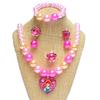 Corona Infantil Varita Mágica Tiara de Niña Set de Collar de Princesa Aretes Anillo Rendimiento Vacacional Infantil Regalo de Cumpleaños