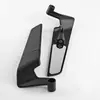 Accesorios de Modificación para Motocicleta Espejo Retrovisor, Espejo Retrovisor de Hoja Grande, Espejo de Ala Invisible, Espejo Retrovisor Ajustable, Motocicleta Universal