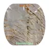 Se pueden proporcionar materiales de piedra como Mármol Romano con Hilo Dorado como muestras y se pueden procesar con chorreado de arena, corte a máquina y otros tratamientos de superficie