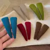 Pinza para el Cabello de Lana Estilo Coreano Retro 2026 Otoño e Invierno para Mujer, Pinza Bb de Gama Alta, Exquisita y Versátil, Pinza Lateral, Pinza para el Cabello para Mechones Sueltos