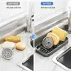 Plato de Jabón Creativo con Forma de Ola Soporte para Jabón Caja de Almacenamiento de Jabón para Baño Estante Caja Drenante de Jabón para Inodoro