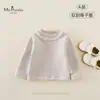 Novedades Otoño/Invierno MsPuala Bebé Infantil Clase A Ropa Infantil Niña Bebé Manga Larga Versátil Suave Camiseta Base de Felpa