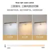 Nova luminária de parede com espelho frontal mais vendida da Temu, com controle de toque, luz de três cores, recarregável por USB, adequada para lavatório, penteadeira e corredor