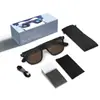 Gafas Bluetooth de Cambio Automático Gt35 Diseño de Bisagra de Resorte Metálico Gafas Inteligentes de IA Gafas para Escuchar Canciones y Llamar