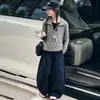 Conjunto de Roupa de Outono para Meninas 2026 Novo Conjunto Elegante de Duas Peças para Primavera-Outono para Crianças Maiores: Blusa Listrada e Calça Casual