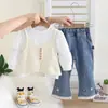 2025 Nuevas Camisetas de Princesa de Moda para Bebés Camisas de Muñeca para Niños Camisas de Verano para Niños Fábrica de Origen Venta al por Mayor
