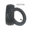 Neumático Exteriorhota8.5*3 Scooter Eléctrico Engrosado Antideslizante Anti-Presión Neumático de Repuesto 8.5X3 Neumático de Goma Piezas de Repuesto