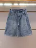 Shorts de Mezclilla Rectos de Verano Nuevos para Mujer de Gama Alta en Shenzhen, Estilo Casual de Moda, Diseño Versátil, Nicho