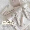 Tijeras Pequeñas para Cortar Hilos, Tijeras Especiales para Bordado Punto de Cruz en Forma de U para Sastres, Tijeras para Hilo de Costura y Manualidades Domésticas, Tijeras de Resorte