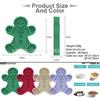 Tigela de Silicone para Cachorro do Fabricante Original, Livre de BPA, Formato de Boneco de Gengibre Tigela de Alimentação Lenta, Ventosa de Treinamento de Alimentação Lenta para Cães de Estimação