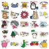 50 pegatinas originales de estación de energía feliz, pegatinas decorativas impermeables pintadas a mano con energía positiva, curativas e inspiradoras, inglés, transfronterizas