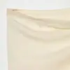 Comercio Exterior Verano Nueva Ropa de Mujer Estilo Minimalista Longitud Media Cremallera Cintura Alta Falda Bufanda Acolchada