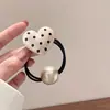 Elástico de Cabelo Versátil Estilo Coreano para Mulheres, Prendedor de Coque, Corda de Cabelo Elástica, Acessório de Cabelo de Desenho Animado