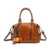 Bolso de Bowling Retro de Alta Gama con Textura para Mujer, Bolso de Hombro Cruzado de Invierno 2025 Nuevo de Moda para Viajar