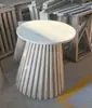 Patas de Mesa de Madera Maciza Usadas, Encimera de Mármol Piedra de Lujo, Mesa Redonda para Apartamento Pequeño, Base de Mesa de Comedor, Soporte y Marco de Soporte