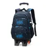 Bolsa Escolar com Rodinhas para Alunos, Novo Produto de Peixe Natural para Meninos e Meninas, Subida de Escadas, Séries 3-6, Alunos do Ensino Fundamental, Leve e Conveniente, Dropshipping