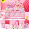 Caja Sorpresa de Cristal Sanrio Cultural y Creativa Figuras Lindas Mini Pequeñas Lindas Decoraciones para Coche y Escritorio