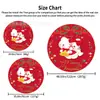 Fabricantes de origen transfronterizos Sanrio estampado falda para árbol de Navidad decoración navideña encantador delantal para base de árbol personalizable