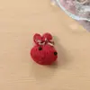 Nuevo Broche de Pinza para el Pelo con Cabeza de Conejo/Poni de Lana Estilo Coreano Accesorios y Materiales para Ropa Bolsa Zapato Calcetín