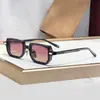 Óculos de Sol Quadrados Artesanais Estilo Japonês Astaire Transfronteiriços Jm Óculos de Sol para Foto na Praia Material de Fibra de Acetato
