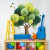 Comercio Exterior Gradiente Bola Árbol Grande Mariposa Dormitorio Sala de Estar Dormitorio Decoración del Hogar Pegatina de Pared Pegatina Autoadhesiva Venta al por Mayor Transfronterizo