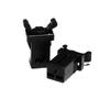 Fivela de Porta de Máquina de Café Tipo Empurrador ABS Interruptor Auto-Elástico Eletrodomésticos Plástico Trava de Porta Borracha de Rebote Invisível
