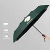 Venta al por mayor de paraguas de doble uso para lluvia y sol, sombrillas pequeñas de margarita para el sol, protección solar, paraguas grandes automáticos, personalizables para publicidad