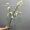 Boda Romántica Simulada de Flor de Cerezo Árbol de Flor de Cerezo Rama de Flor de Ciruelo Flor de Durazno Flor de Plástico Flor de Enredadera para Techo de Sala de Estar Interior Balcón