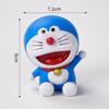Internet Celebrity Kidsren's Blue Fat Kitten Cake Decorations Cartoon Birthday Party Dessert Table Decoration Plug-in