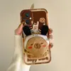 Adecuado para Oppoa96 Muñeco de Peluche Trasero Funda para Teléfono Móvil Transfronteriza A3Pro A57 Lote Oso de Fresa A17 Cuerda de Diamante