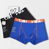 Roupa Íntima Masculina Roupa Íntima de Algodão Puro Boxer Estampado Moderno Masculino Boxer de Cor Pura Respirável Esportivo para Meninos Jovens
